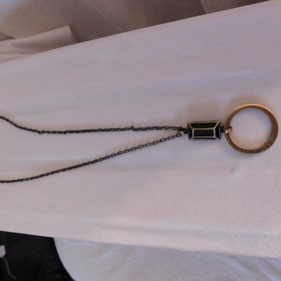 Men's  Dyrberg/Kern Black Oynx Necklace - Picture 3 of 4